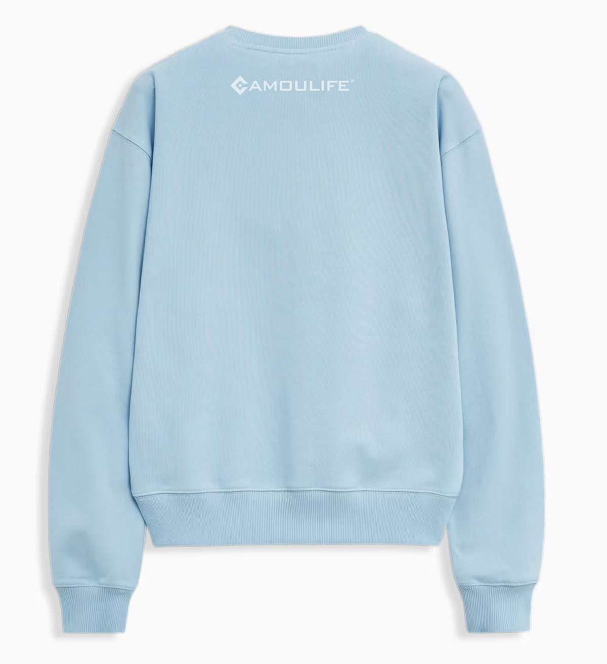 Camoulife Big Logo Crewneck Sweatshirt — Sky Blue