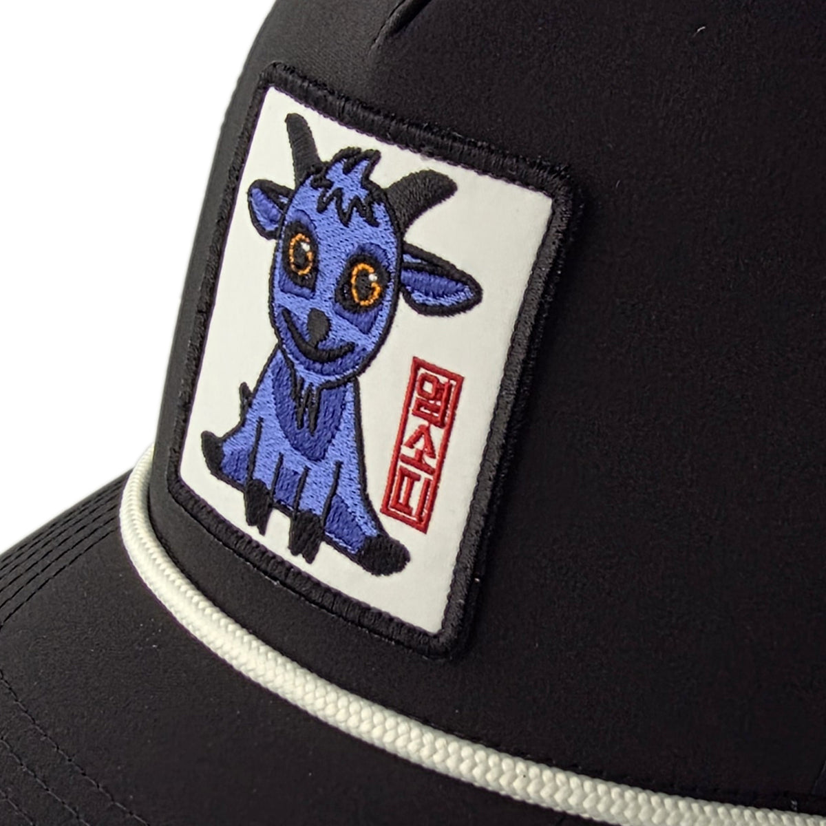 Kpop Zodiac Goat Cap — Black 5-Panel