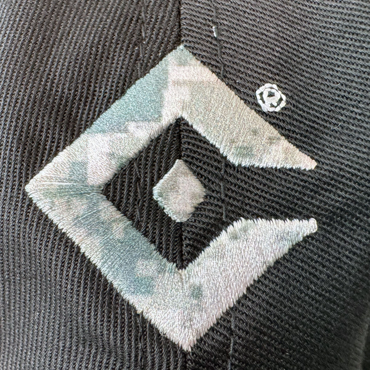 Camoulife Wordmark Cap — Black / Digital Camo (Flexfit 110)