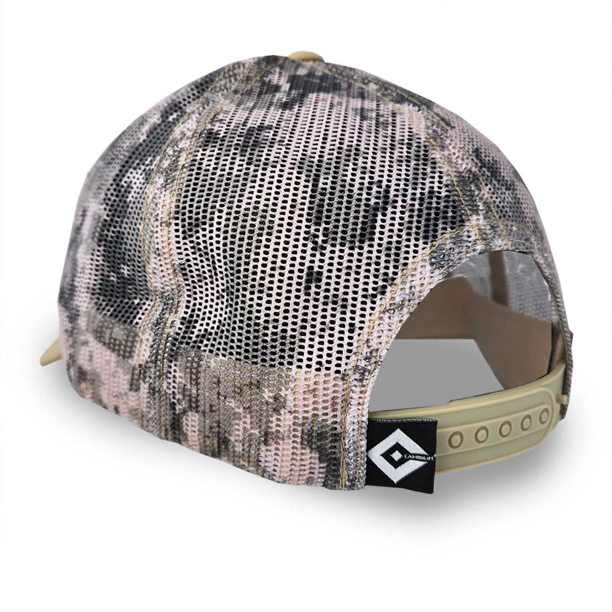 Camo Trucker Cap — Unstructured (YP Classics)