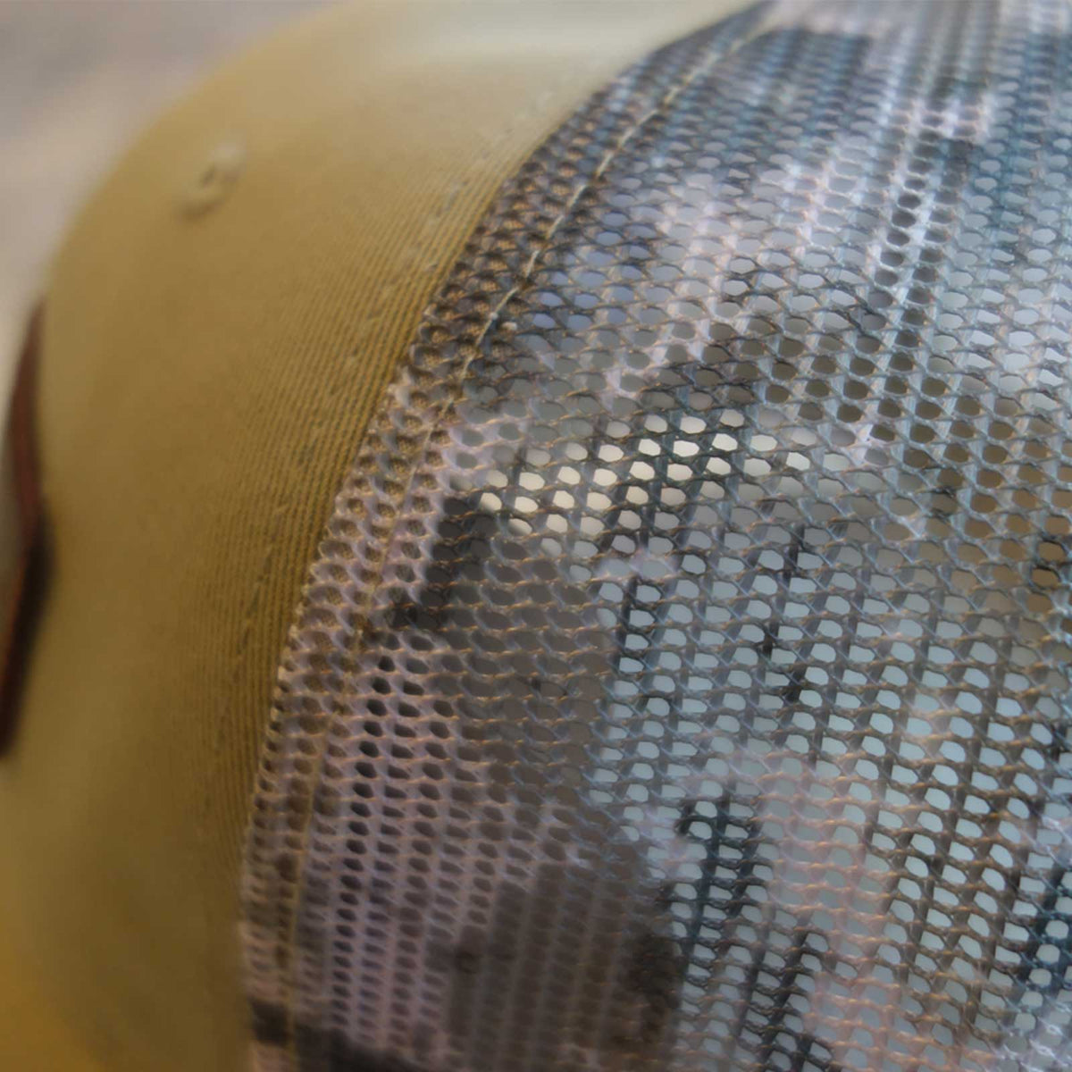 Camo Trucker Cap — Unstructured (YP Classics)