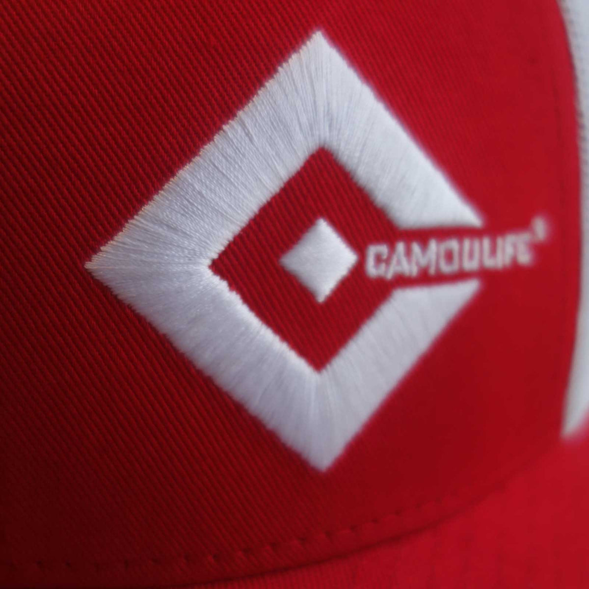 Camo Trucker Mesh Cap — Structured