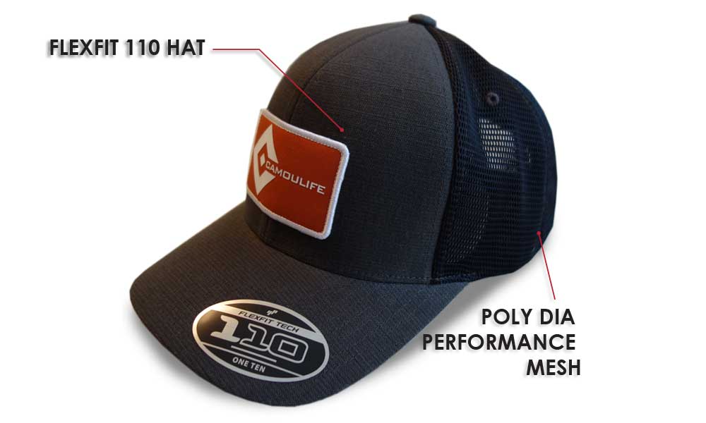 Vintage Patch Trucker Cap — Flexfit 110