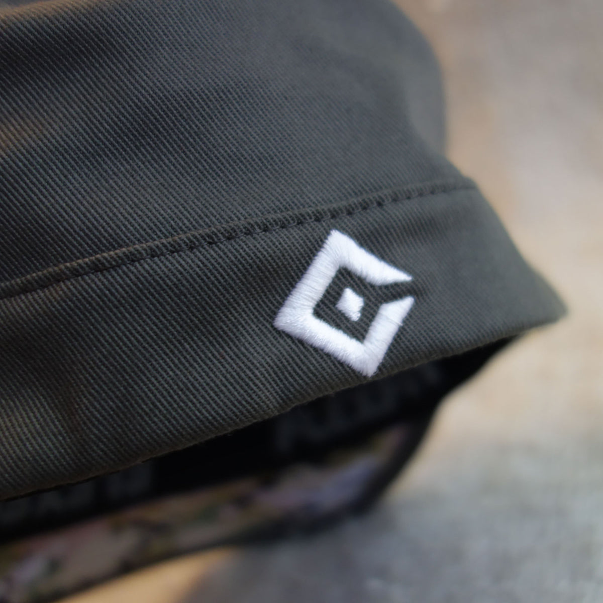 Military Camo Flexfit Cap — Short Visor