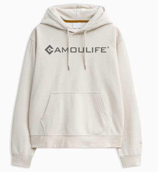 Camoulife Wordmark Hoodie — Cream