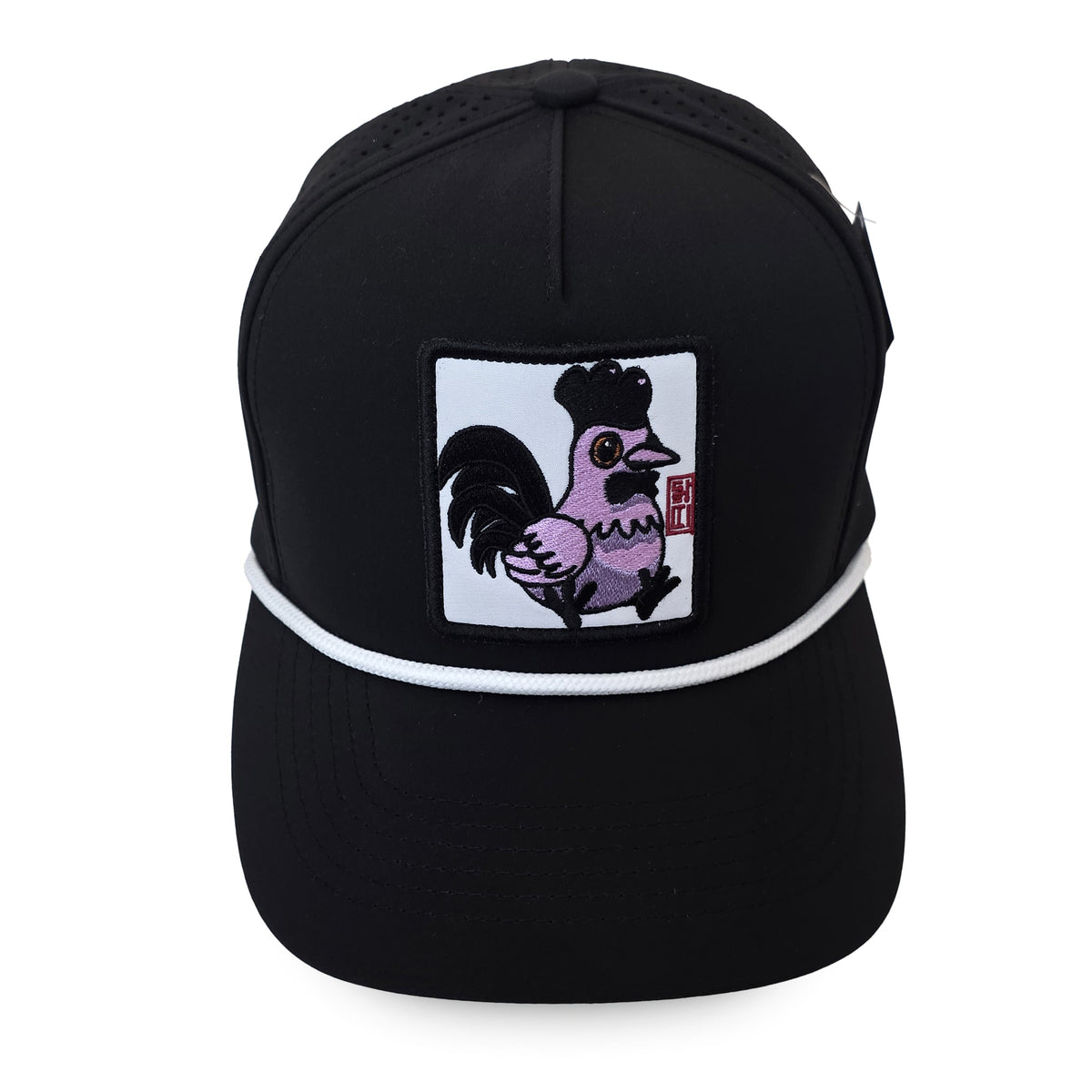 Kpop Zodiac Rooster Cap — Black 5-Panel