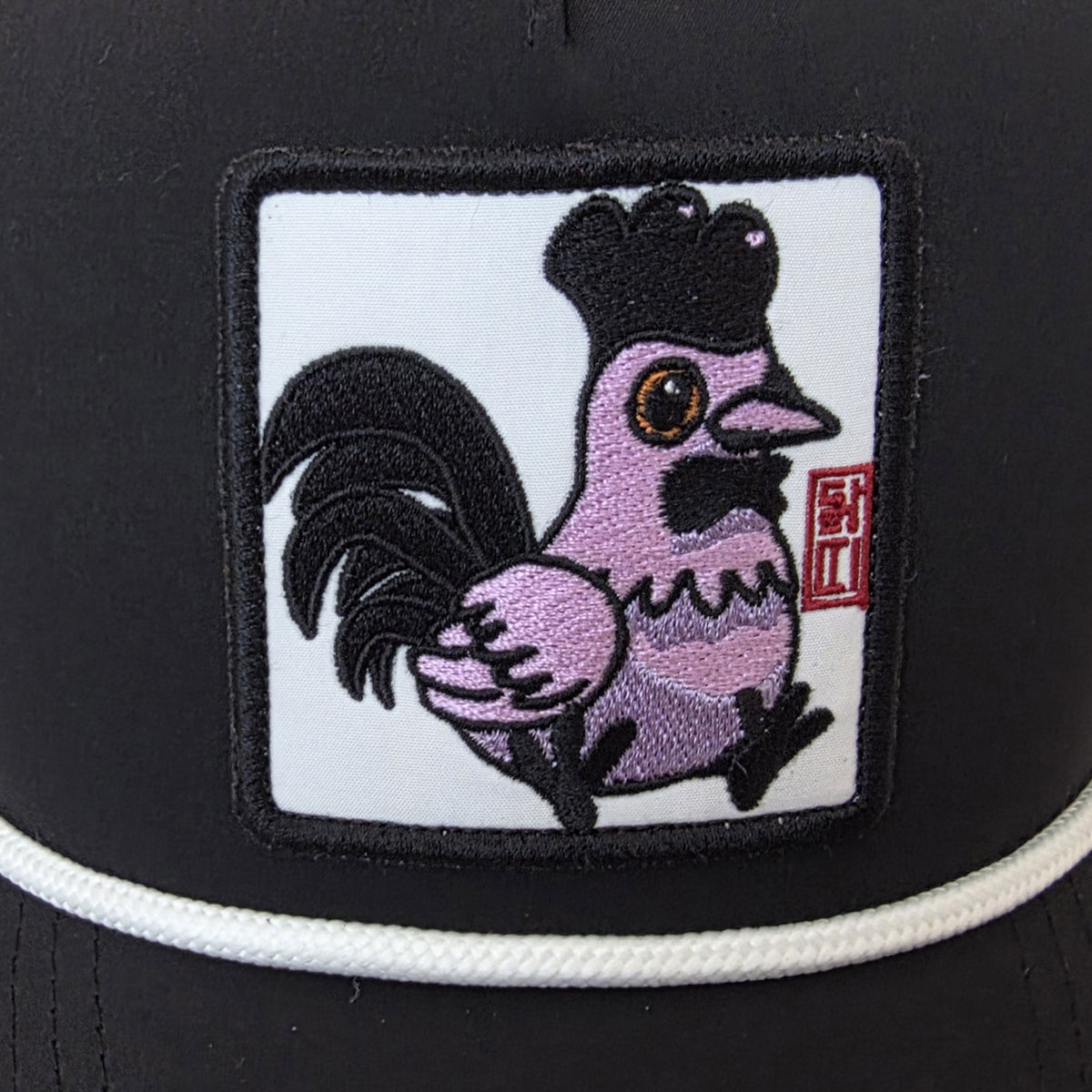 Kpop Zodiac Rooster Cap — Black 5-Panel