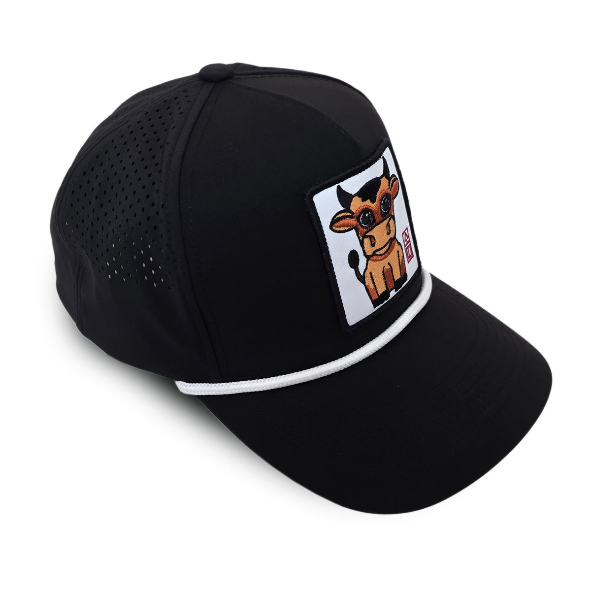 Kpop Zodiac Cow Cap — Black 5-Panel