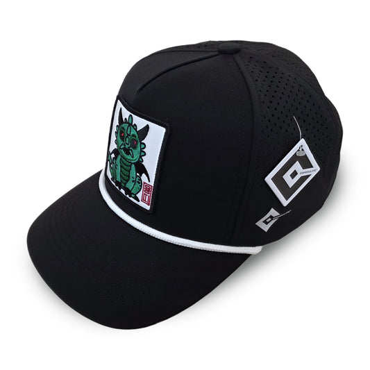 Kpop Zodiac Dragon Cap — Black 5-Panel