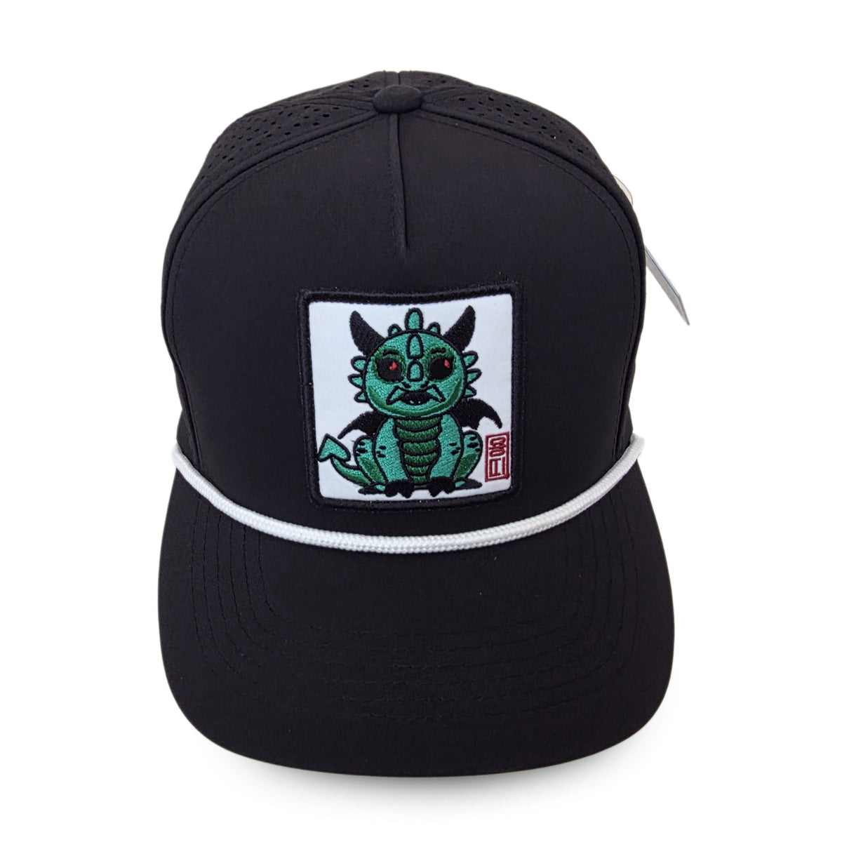 Kpop Zodiac Dragon Cap — Black 5-Panel