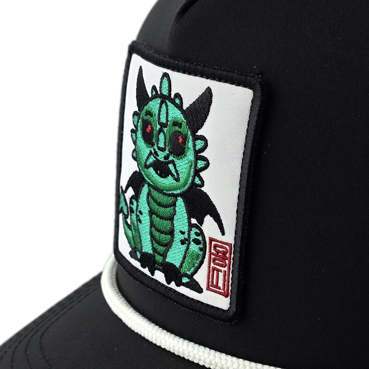 Kpop Zodiac Dragon Cap — Black 5-Panel