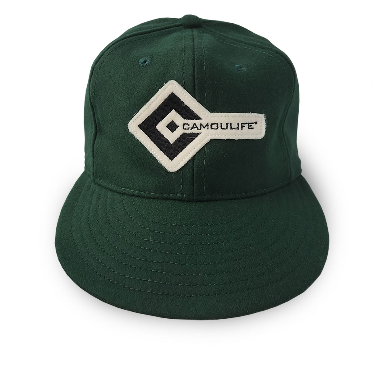 Ebbets Field Flannels × Camoulife Vintage Cap — Black (Made in USA)
