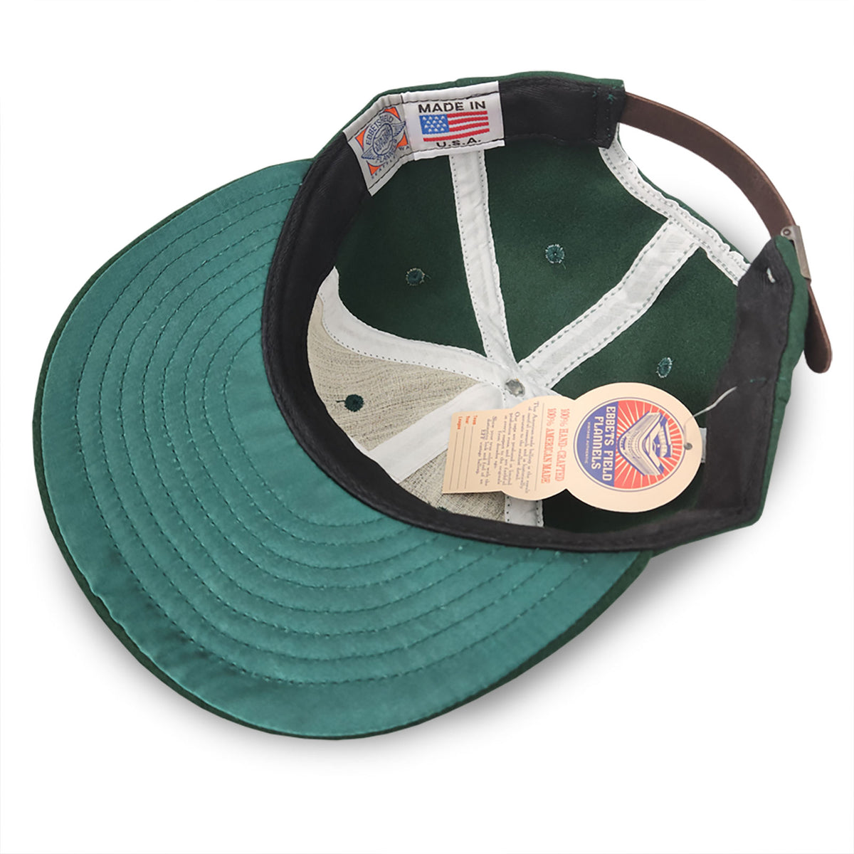 Ebbets Field Flannels × Camoulife Vintage Cap — Black (Made in USA)