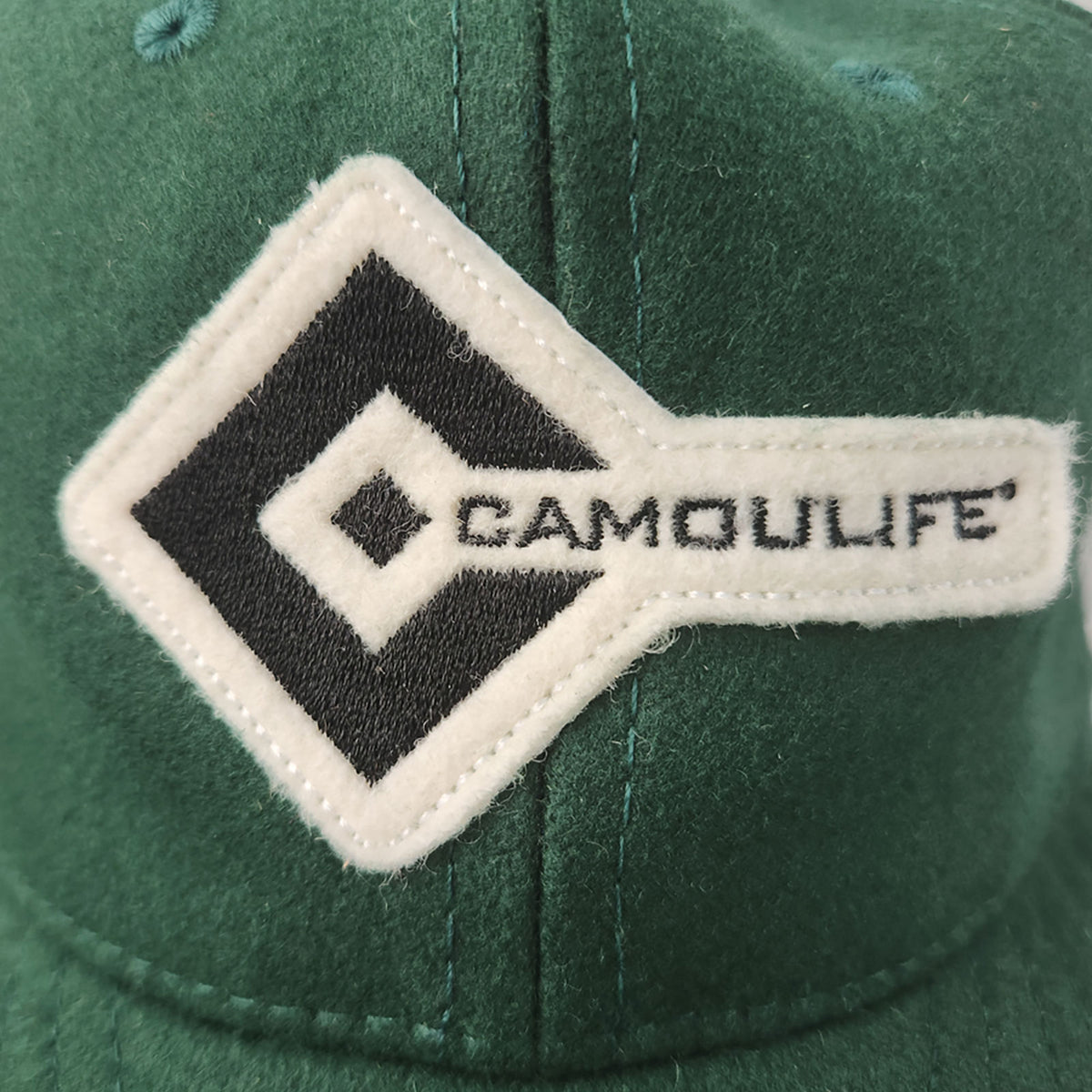 Ebbets Field Flannels × Camoulife Vintage Cap — Black (Made in USA)