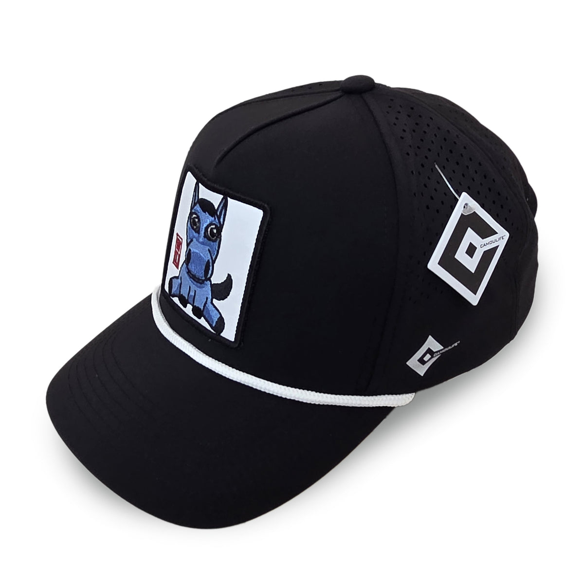 Kpop Zodiac Horse Cap — Black 5-Panel