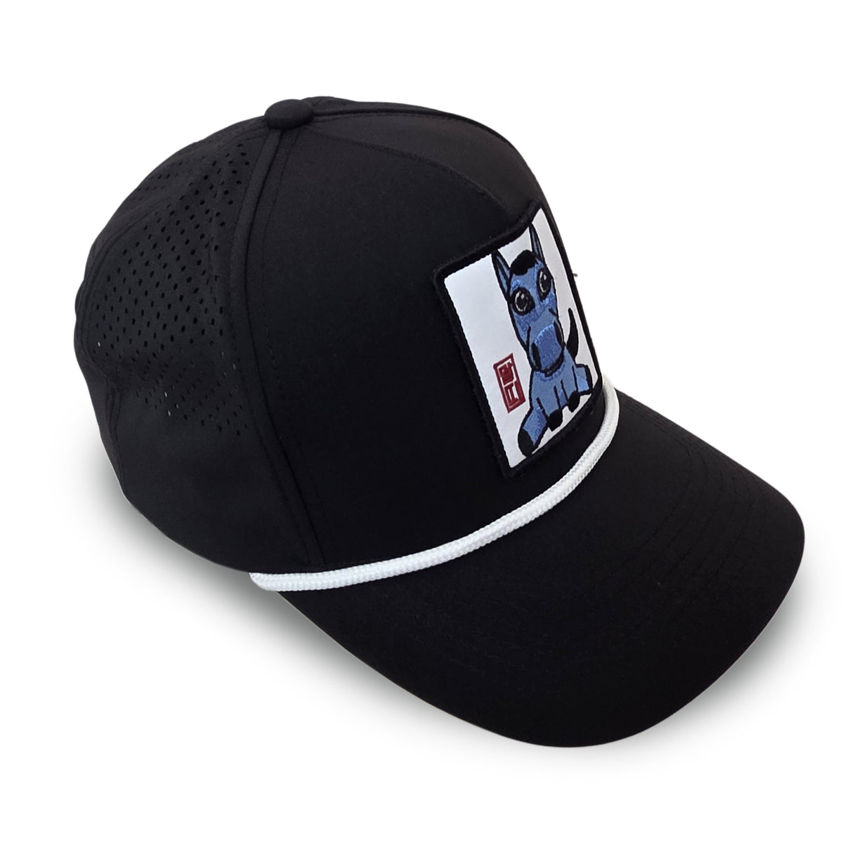 Kpop Zodiac Horse Cap — Black 5-Panel