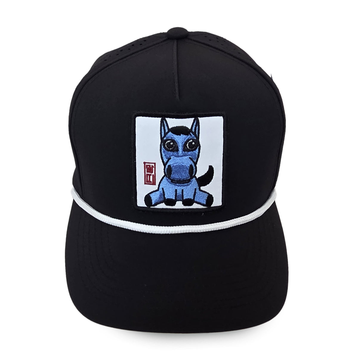 Kpop Zodiac Horse Cap — Black 5-Panel