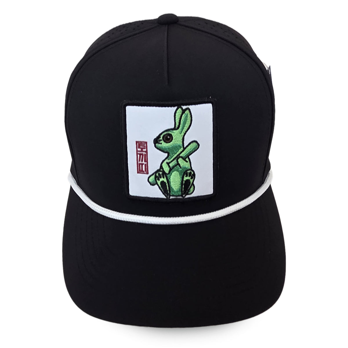 Kpop Zodiac Rabbit Cap — Black 5-Panel