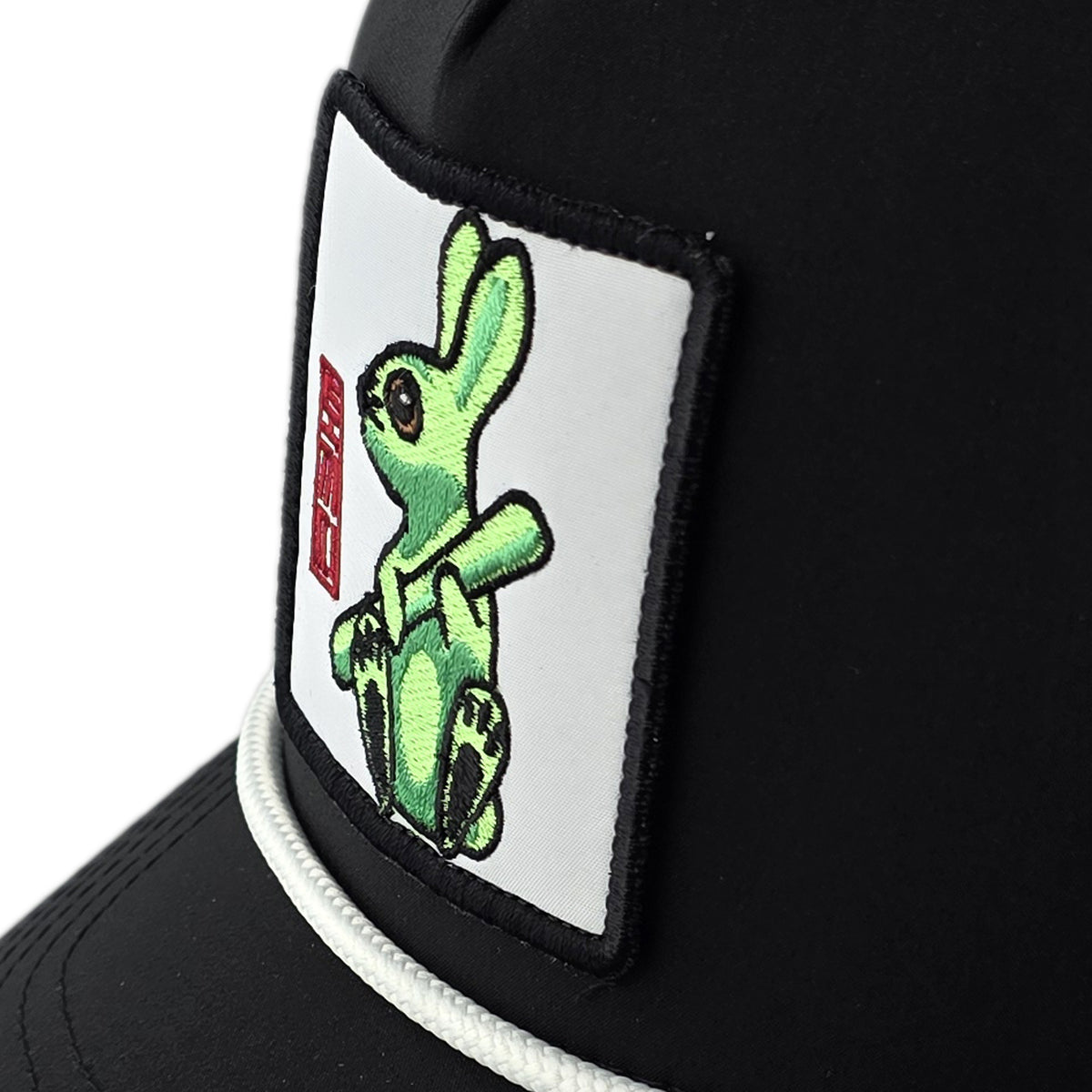 Kpop Zodiac Rabbit Cap — Black 5-Panel