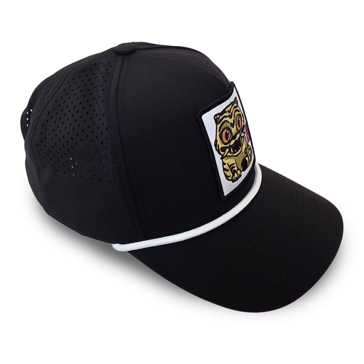 Kpop Zodiac Tiger Cap — Black 5-Panel