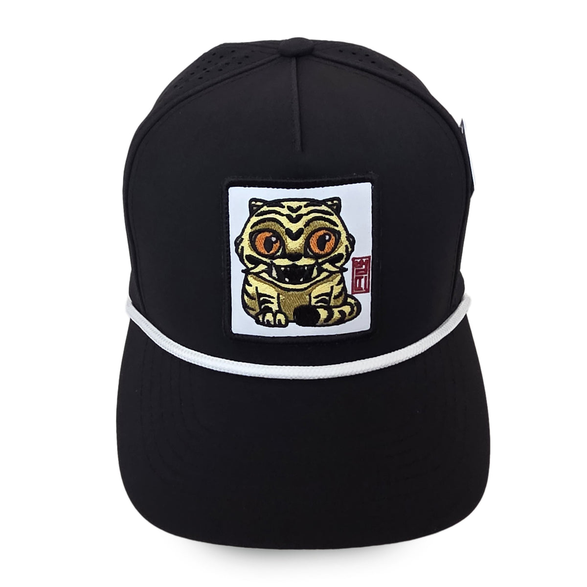 Kpop Zodiac Tiger Cap — Black 5-Panel