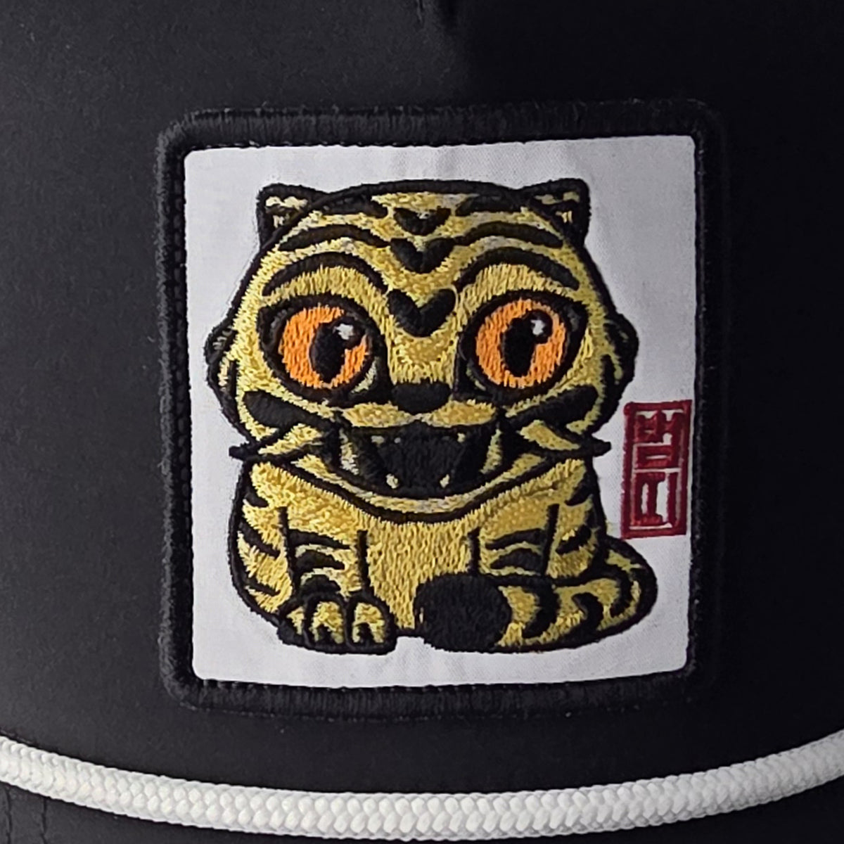 Kpop Zodiac Tiger Cap — Black 5-Panel